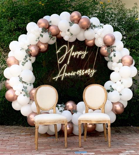 Classic White Wedding Anniversary Decor for Home or Terrace. | Delhi NCR