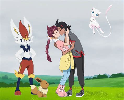 Pokemon Ash X Goh Kiss