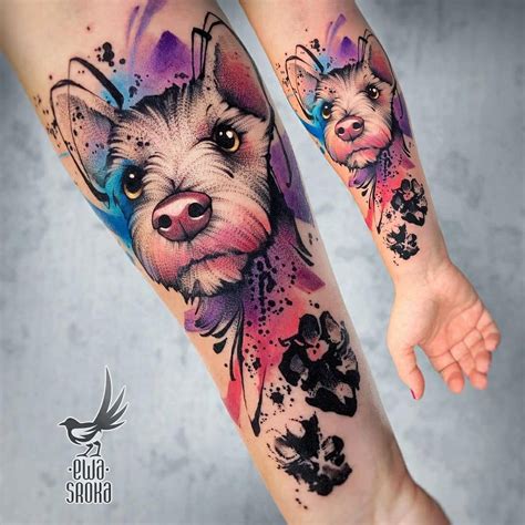 40 Dog Tattoo Ideas to Show Your Dog Love - 100 Tattoos