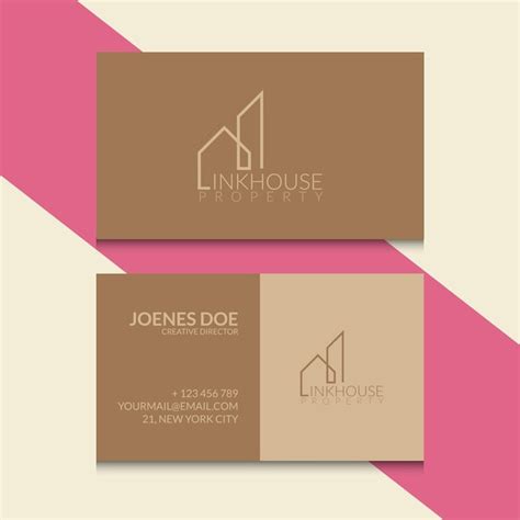 Premium Vector | Creative double sided business card template