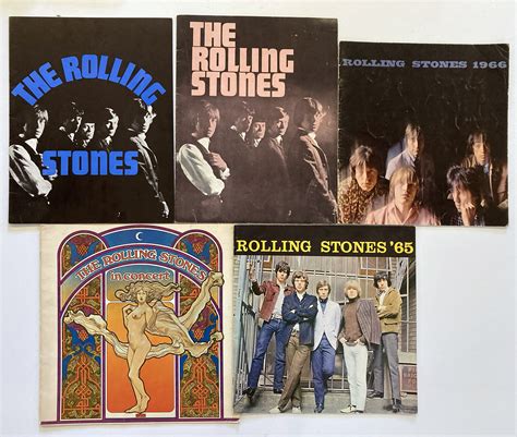 Lot 471 - ROLLING STONES 1960S PROGRAMMES.