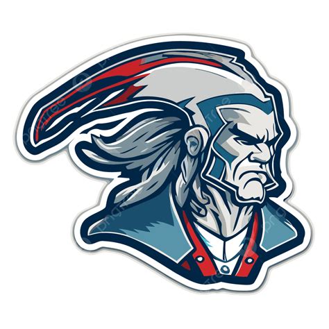 Mascot Decal For New England Patriots Helmet Clipart Vector, New England Patriots, New England ...