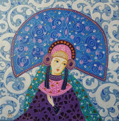 A winter fairy tale, 2022, 6×6 cm by Svetlana Konstantinova: History ...