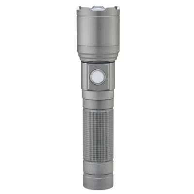 JobSmart 600-Lumen Rechargeable Flashlight, Gray at Tractor Supply Co.