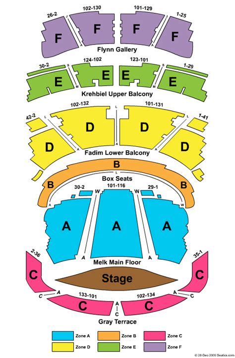 Chicago Symphony Center Seating Chart | Chicago Symphony Center Event ...