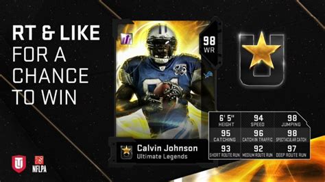 Madden 19 Ultimate Legends Include Calvin Johnson Among New MUT Cards, Double XP Promotion In Effect