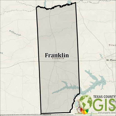 Franklin County GIS Shapefile and Property Data - Texas County GIS Data