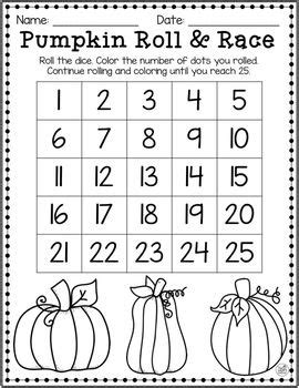 Easy Printable Math Games For Kindergarten - June Waddell's ...