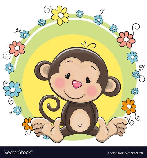 Cartoon Monkey, Cute Cartoon Animals, Cartoon Pics, Baby Animal ...