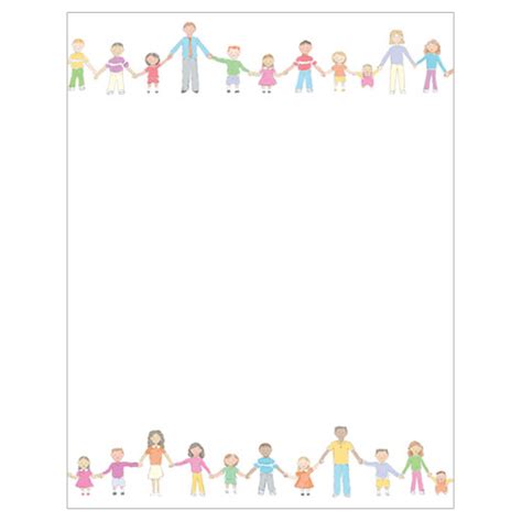 Kids Holding Hands Clipart Border