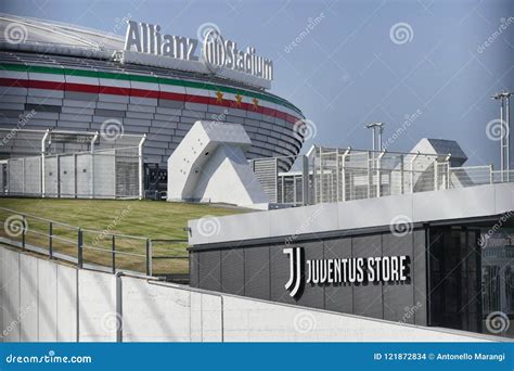 Juventus Fc Stadium Sponsored by Allianz Editorial Stock Image - Image ...