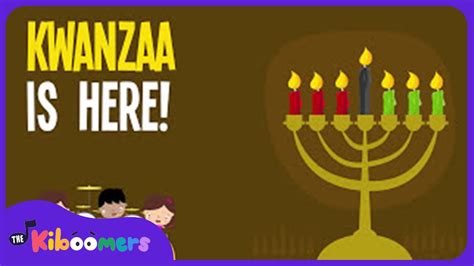 Kwanzaa Songs for Kids | Kwanzaa is Here | Lyric Video | The Kiboomers ...