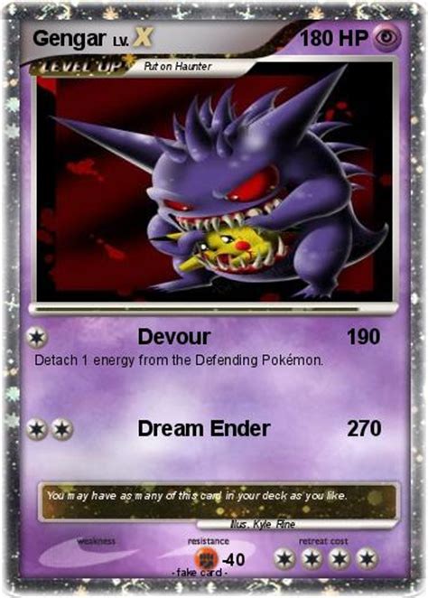 Pokémon Gengar 116 116 - Devour 190 - My Pokemon Card