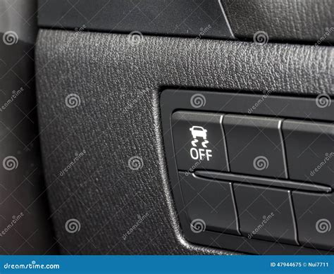 Car Traction Control Button Stock Image - Image of auto, road: 47944675