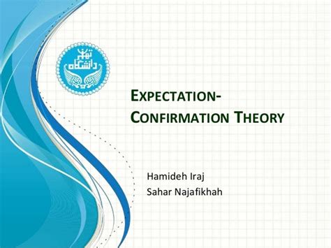 Expectation confirmation theory -English