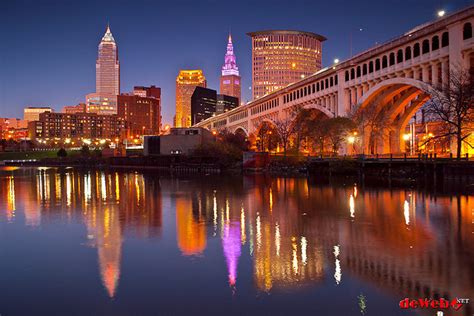 Cleveland Skyline Wallpaper - WallpaperSafari