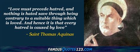 Saint Thomas Aquinas Quotes on Love, Observation, Perception and Men