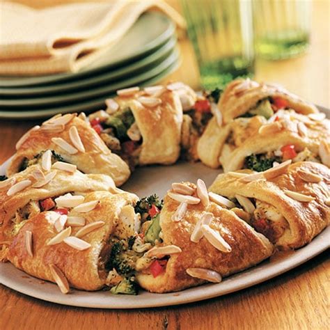 Chicken And Broccoli Ring Recipe Pampered Chef - Broccoli Walls