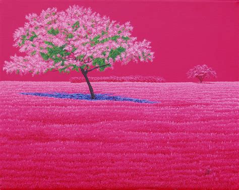 Fuchsia!!! | Original oil painting, Tree painting, Painting