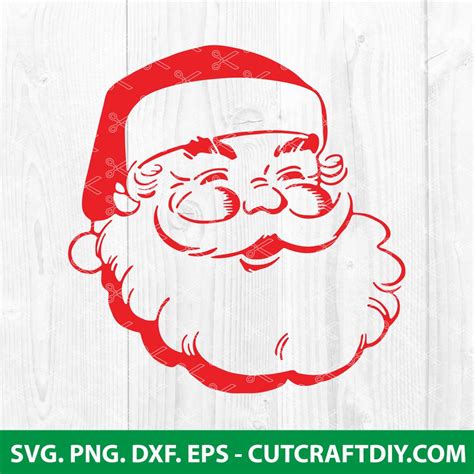 Santa Claus SVG, Christmas SVG, Xmas SVG, For Cricut and Silhouette