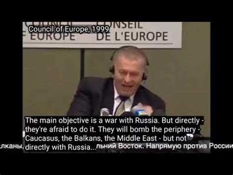 Zhirinovsky Speech Council of Europe in 1999 - very interesting and important - YouTube