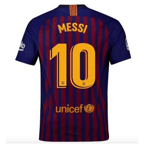 Barcelona 10 Messi Home Mens Soccer Jersey 2018-2019 New Season Color ...