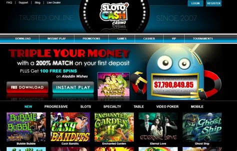 Sloto Cash Online Casino Review - The Best Slot Games