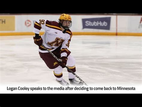 Logan Cooley speaks about coming back to Minnesota - The Rink Live | Comprehensive coverage of ...