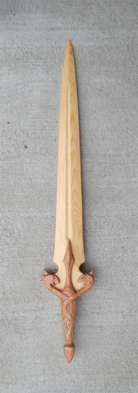 Wood Sword 4 by aj1280 | Wood sword, Wooden sword diy, Wooden sword