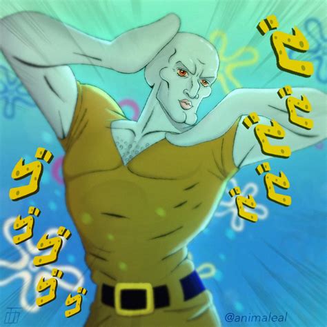 Joao Leal - Handsome Squidward - JoJo Style