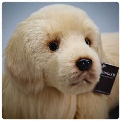 Ultra realistic Golden retriever stuffed animal plush puppy Doll ...