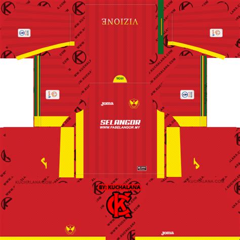 Selangor FA 2019 Kit - Dream League Soccer Kits - Kuchalana
