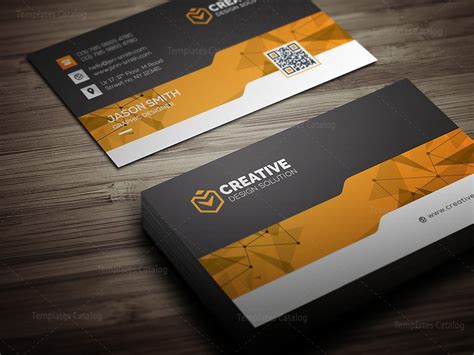 Creative Business Card Design Template 000462 - Template Catalog