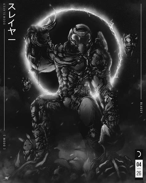 Doom Slayer FanArt by Me : r/Doom