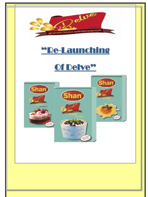 Shan Foods | PDF | Desserts | Brand