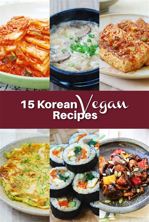 15 Korean Vegan Recipes - Korean Bapsang