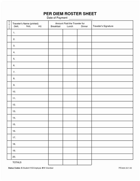 Fantasy Football Draft Sheets Printable Blank