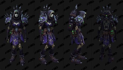 Forsaken Heritage Armor Model Preview - Forsaken Champion's Attire - Actualités Wowhead