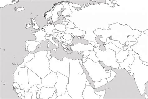 Blank Map Of Middle East Printable The Valid Maps with regard to Printable Blank Map Of Middle ...