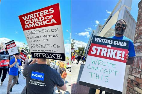 Best WGA picket line tags: NPR