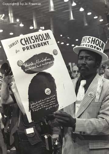 1972 Shirley Chisholm campaign photo