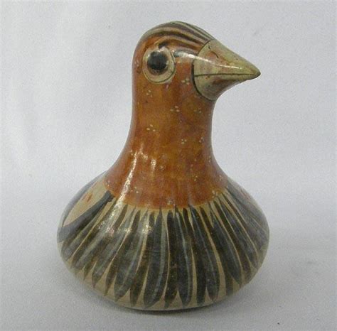 Mexican Tonala Jalisco Pottery Dove Figure