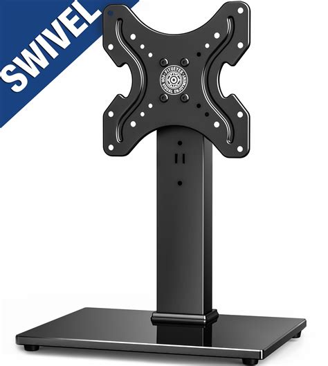 FITUEYES Universal TV Stand Tabletop TV Base with Swivel Mount for 19 ...