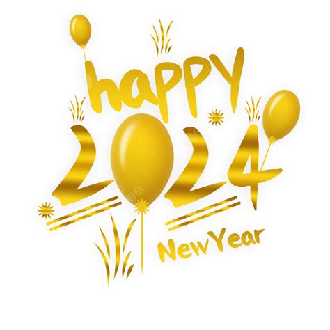 Happy New Year 2024, Happy New Year, 2024 New, 2024 PNG Transparent ...