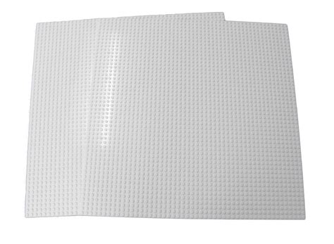 50 X 50 WHITE COMPATIBLE BASEPLATE, 2 PACK