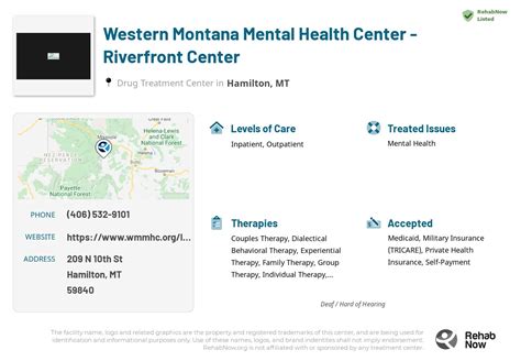 Western Montana Mental Health Center - Riverfront Center • Hamilton