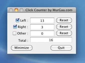 Mac Mouse Click Counter