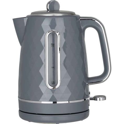 Wilko Grey Diamond Kettle 1.7L | Wilko