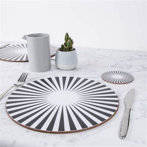 Pinwheel Design Placemat Set By MAiK | Placemat sets, Placemats, Square placemats