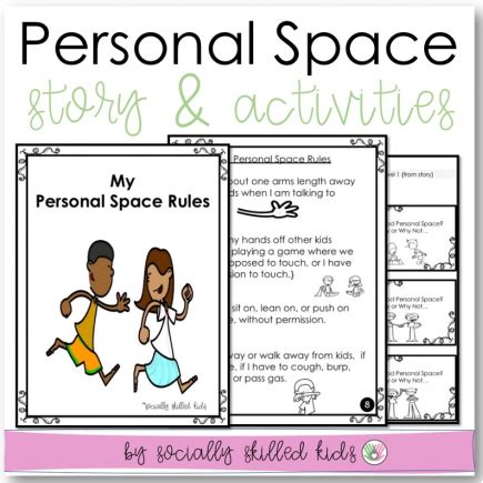 My Personal Space Rules | Social Skills Story and Activities | For K ...